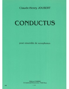JOUBERT C.H.-Conductus per ensemble di sassofoni