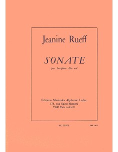 RUEFF J.-Sonate per sassofono in Mib