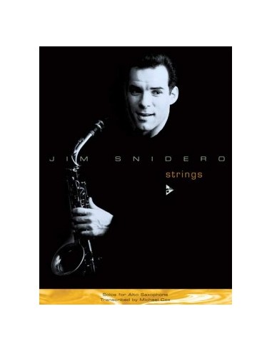 SNIDERO J.-Strings pour saxophone (Cox)
