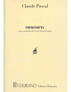 PASCAL C.-Impromptu for Eb Saxophone and Piano