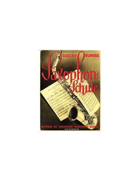 BUMCKE G.-Saxophone Method for Saxophone