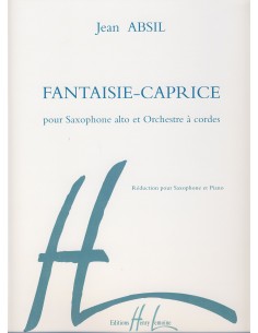 ABSIL J.-Fantaisie Caprice Op.152 für Es-Saxophon und Klavier