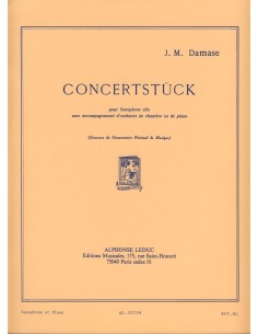 DAMASE E.-Concerstuck pour saxophone en mib et piano