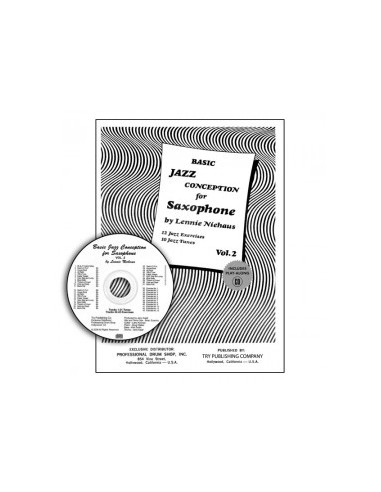 NIEHAUS L.-Basic Jazz Conception Vol.2 per sassofono (Inc.CD)