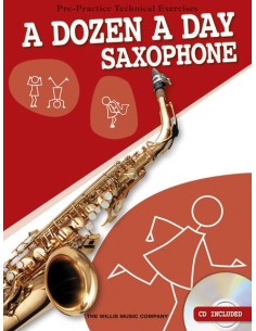 BURNAM E.M.-A Dozen a Day for Saxophone (Inc.CD)