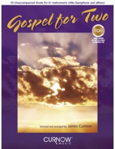 CURNOW J.-Gospel for Two pour 2 saxophones alto (Inc.CD)