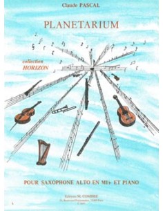 PASCAL C.-Planetarium for Eb Saxophone and Piano