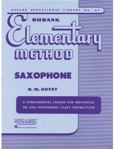 RUBANK-Elementare Methode für Saxophon (Hovey)