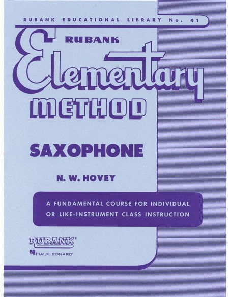 RUBANK-Méthode élémentaire pour saxophone (Hovey)