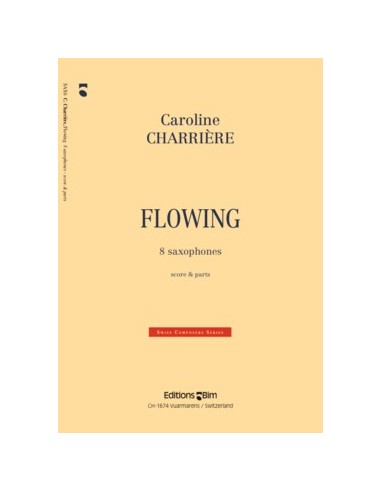 CHARRIERE C.-Flowing für 8 Saxophone