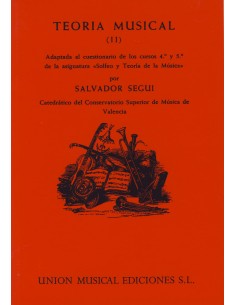SEGUI S.-Musical Theory 2nd