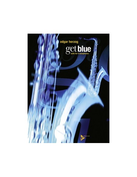 HERZOG E.-Get Blue für 5 Saxophone