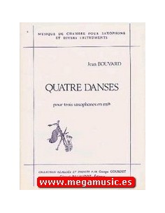 BOUVARD J.-Danses (4) per 3 sassofoni