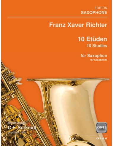 RICHTER F.X.-Etüden (10) für Saxophon