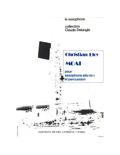 ELOY C.-Moai for Eb Saxophone and Percussion