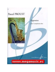 PROUST P.-Digressione per sassofoni 3 Mib