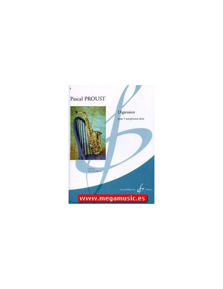PROUST P.-Exkurs für 3 Es-Saxophone