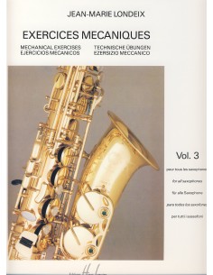 LONDEIX J.M.-Ejercicios Mecanicos Vol.3 para Saxofon