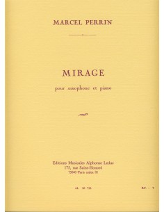 PERRIN M.-Mirage per sassofono e pianoforte