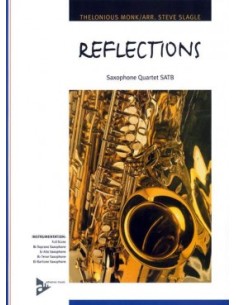 MONK Thelonious-Reflections für 4 Saxophone (Slagle)