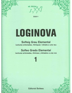 LOGINOVA L.-Solfeggio Gradado Elemental/Solfeig Grau Elemental Vol.1º