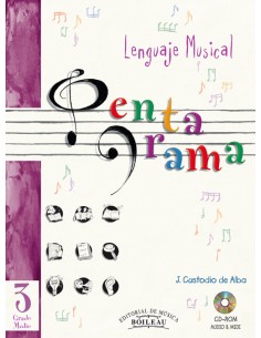 CUSTODIAN J.-Musical Language Staff 3rd Grade Medium (Inc.CD) (Spanish)