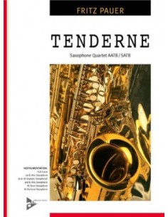 PAUER F.-Tenderness für 4 Saxophone