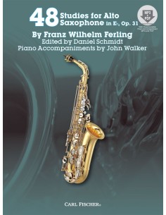 FERLING F.W.-Etüden (48) Op.31 für Altsaxophon (Audio Online) (Lesen)