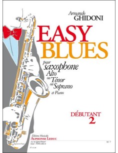 GHIDONI A.-Easy Blues für Eb- oder B-Saxophon und Klavier