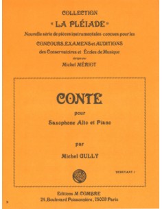 GULLY M.-Conte per sassofono Mib e pianoforte