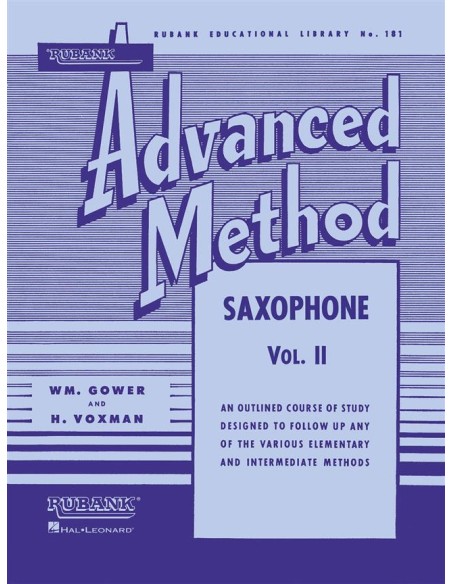RUBANK-Advanced Method für Saxophon Vol.2 (Voxman/Gower)
