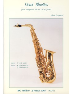 BONNARD A.-Deux Bluettes für Es- oder B-Saxophon und Klavier
