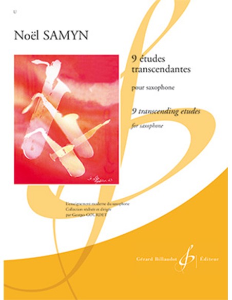 SAMYN N.-Transcendental Studies (9) for Saxophone