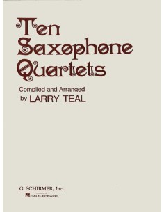 TEAL L.-Sax Quartette (10) für 4 Saxophone
