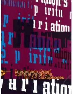 GRAEF F.-Geistliche Variationen für 3 oder 4 Saxophone