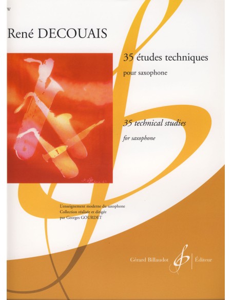 DECOUAIS R.-Etudes Techniques (35) für Es-Saxophon