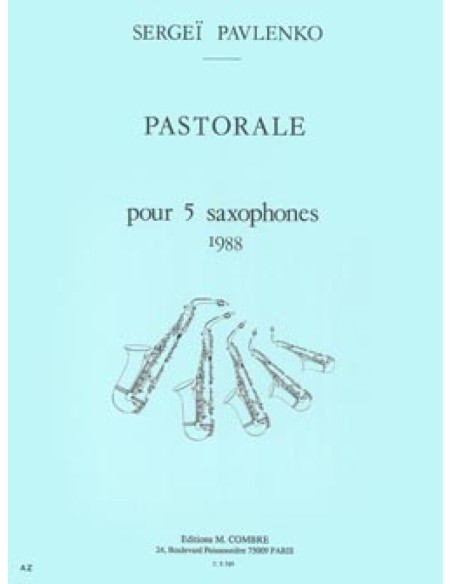 PAVLENKO S.-Pastorale für 5 Saxophone