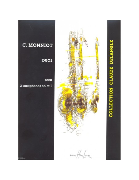 MONNIOT C.-Duos für 2 Es-Saxophone