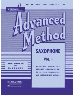 RUBANK-Advanced Method for Saxophone Vol.1 (Voxman/Gower)