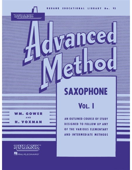 RUBANK-Advanced Method for Saxophone Vol.1 (Voxman/Gower)