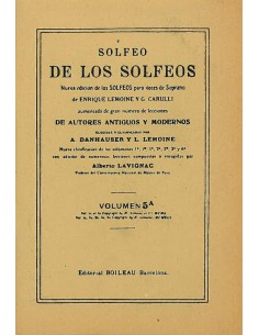 LEMOINE E.-Solfeo de los Solfeos 5ºA