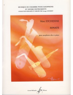 EYCHENNE M.-Sonate for Eb Saxophone and Piano