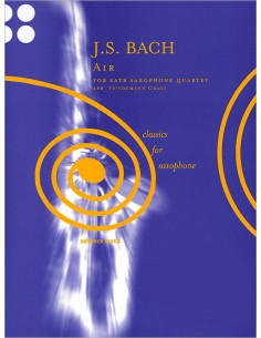 BACH J.S.-Air for 4 Saxophones (Graef)