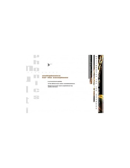 GROSS J.-Multiphonics for Saxophone (A Practical Guide) para Saxofon