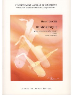 LOCHE H.-Humoresque for Eb Saxophone and Piano
