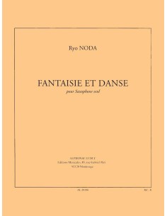 NODA R.-Fantaisie et Danse per sassofono in Mib o Sib