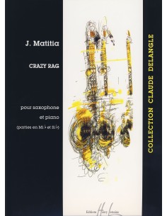 MATITIA J.-Crazy Rag für Eb- oder B-Saxophon und Klavier