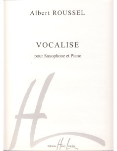 ROUSSEL A.-Vokalise für Es- oder B-Saxophon und Klavier