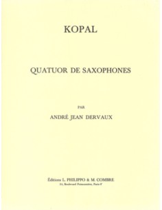 DERVAUX A.J.-Kopal für 4 Saxophone