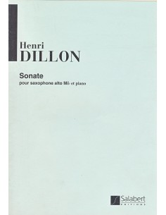 DILLON H.-Sonate pour saxophone et piano